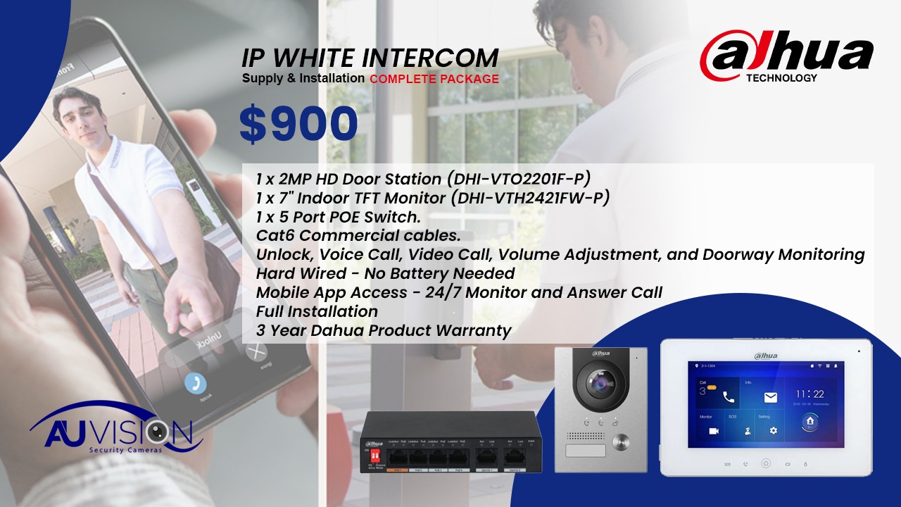Dahua IP Intercom Package includes
