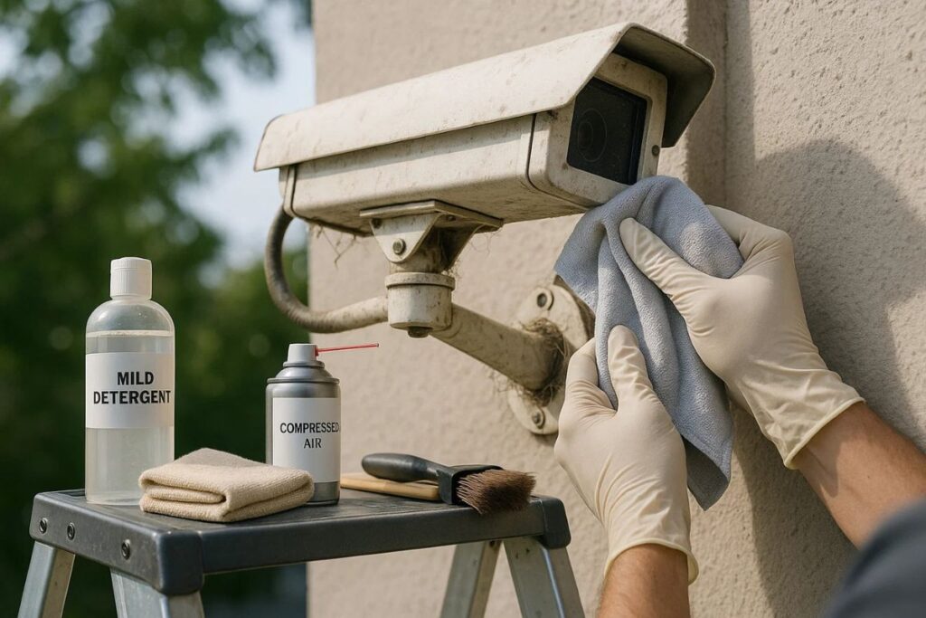 Cleaning the Housing and Camera Body