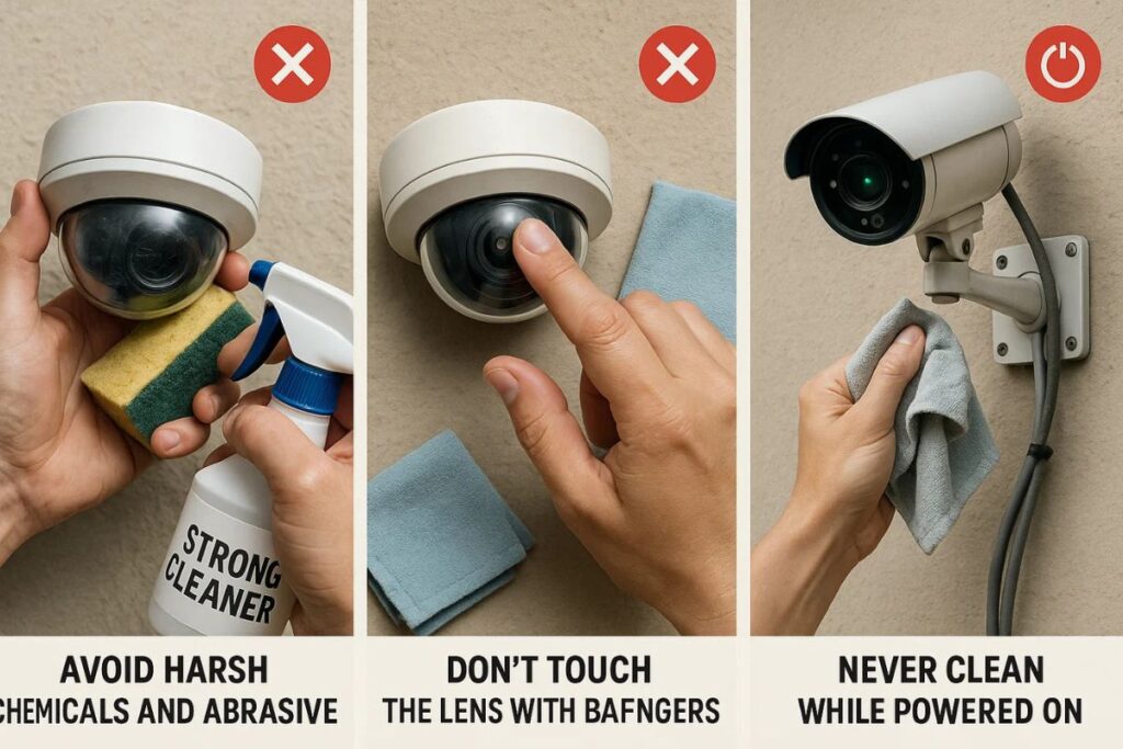 What Not to Do While Cleaning