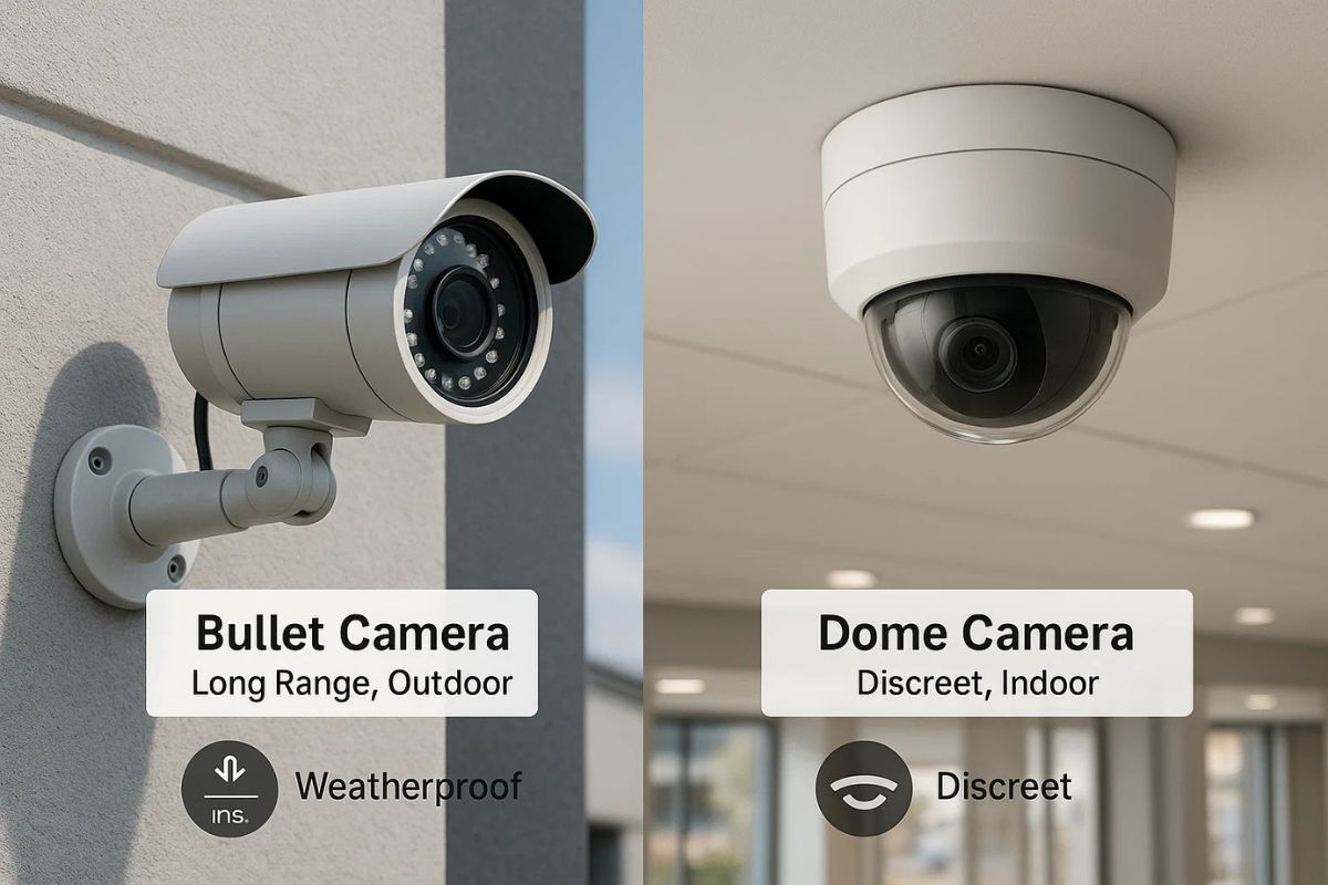 Bullet vs. Dome CCTV Cameras: Which Is Right for You?