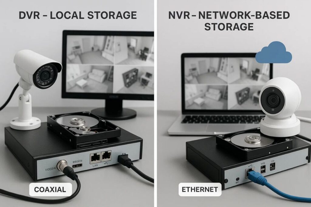 DVR vs. NVR Storage Architecture