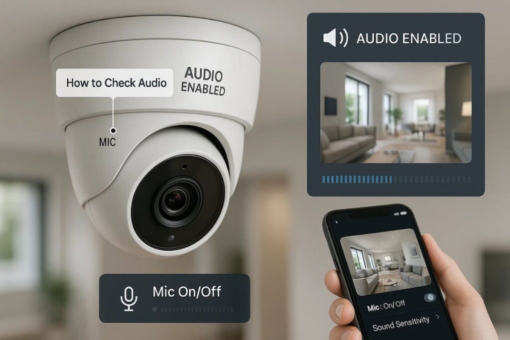 How to Tell If Security Cameras Have Audio?