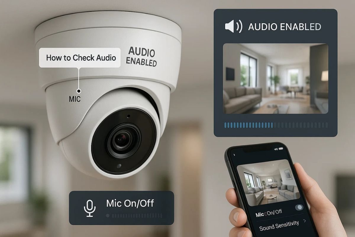 Security Audio System How to Tell If Security Cameras Have Audio?