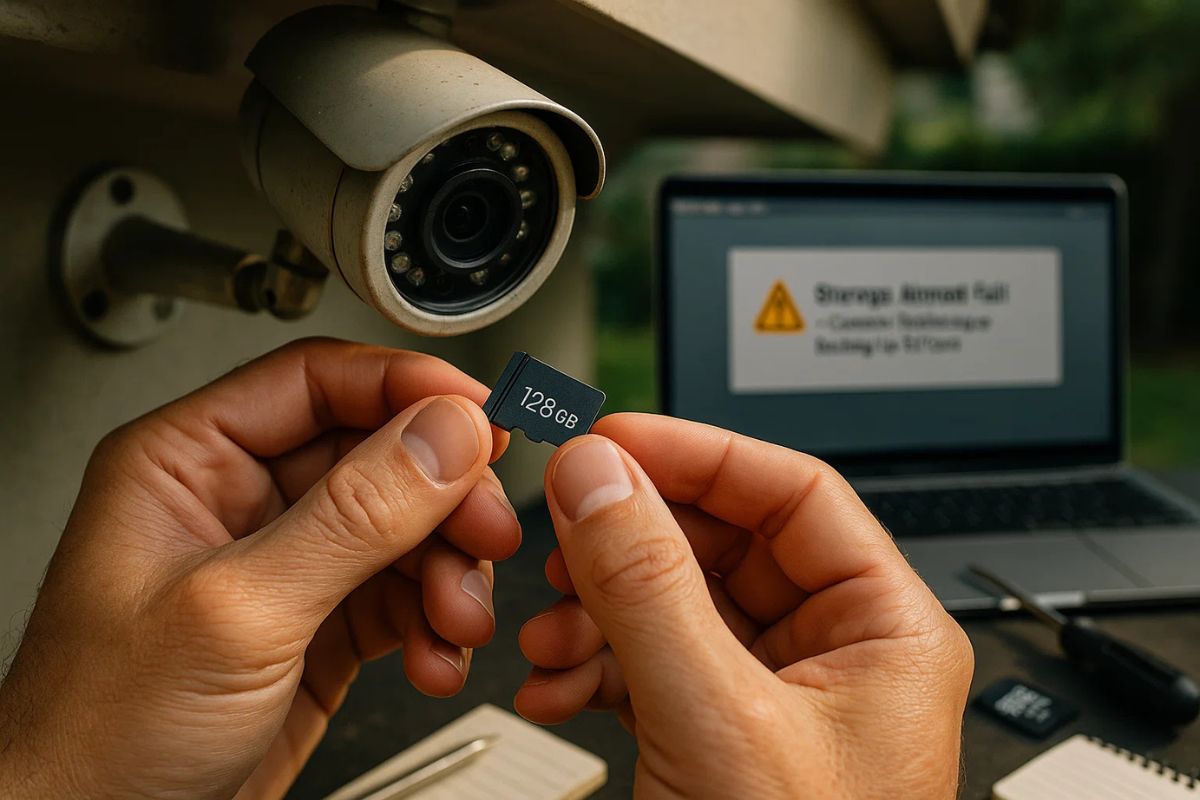 CCTV SD Card Management: Removal, Alerts & Tips