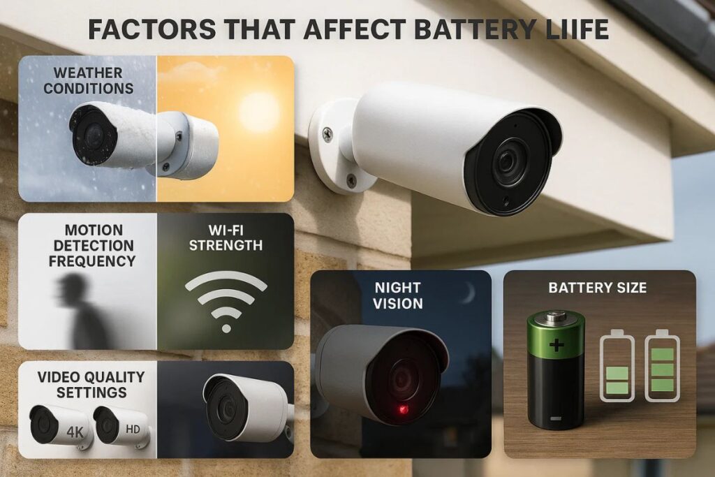 What Influences the Battery Life of CCTV Cameras?