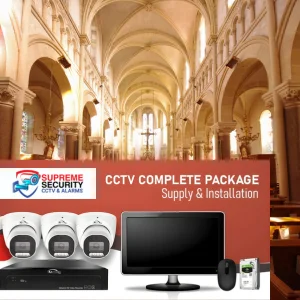 Industry specific church cctv camera installation