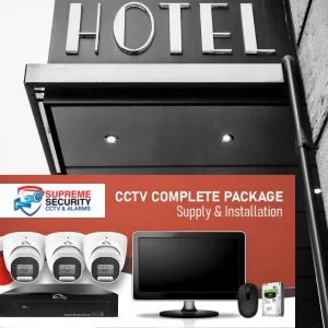 Industry specific hotels security camera installation